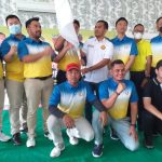 Pengurus HGC Medan foto bersama usai pelantikan, Rabu (23/6/21) (V24/Ronald Tambunan)