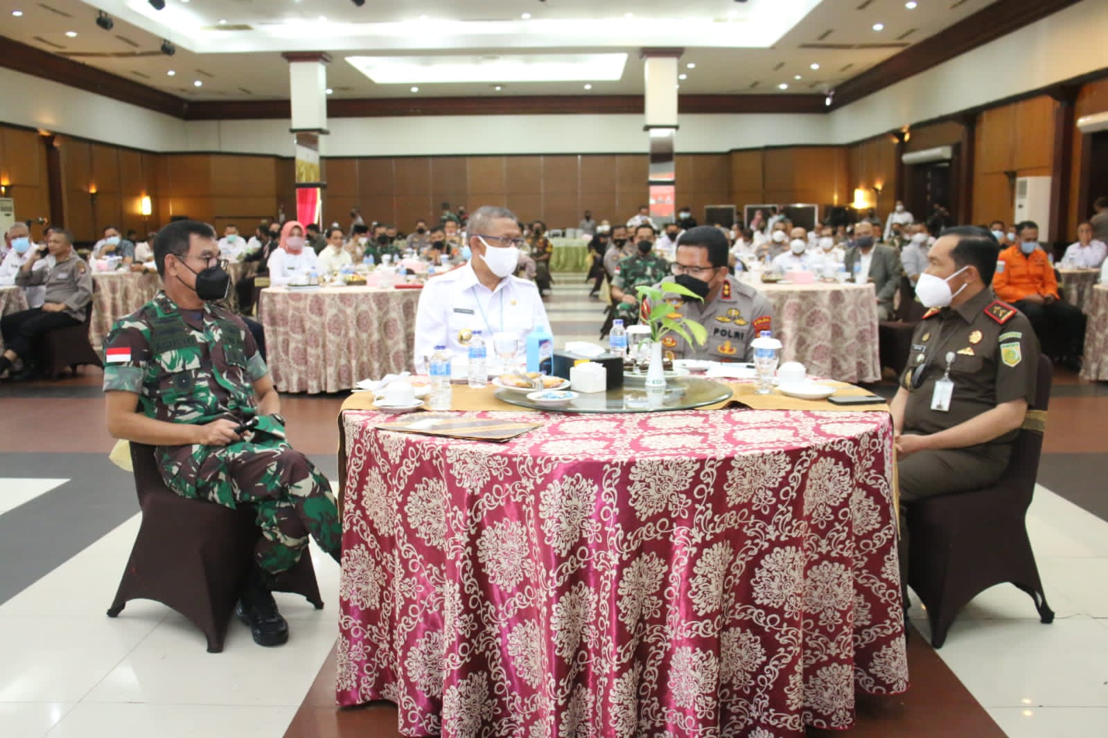 Pangdam XII/Tpr Hadiri Rakor Lintas Sektoral Pengamanan Natal dan Tahun Baru