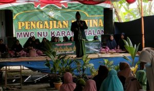 Kodim Sragen - Pengajian Lapanan MWCNU Kec. Karangmalang