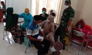 Kodim Sukoharjo kembali Gelar serbuan Vaksinasi Dosis ke 2 untuk Warga Weru