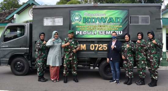 Kodim Sragen kirim Bantuan untuk Korban Semeru
