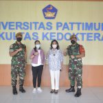 Kunjungan Silaturahmi Dansatgas Yonarhanud 11/WBY di Fakultas Kedokteran Universitas Pattimura