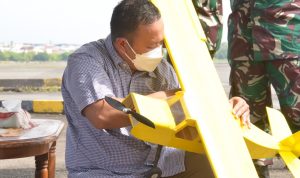 Danlanud Soewondo Sambut Kedatangan Riswan Sitorus