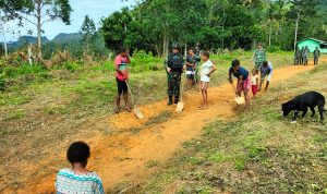 Kitorang Bisa Bersama-Sama Menjaga Kebersihan Lingkungan di Wilayah Perbatasan