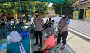 Polsek Helvetia Kebut Target Vaksinasi di Wilayah Hukumnya