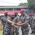 Yonif 8 Mar Harimau Putih Gelar Apel Khusus Pergantian Tahun Baru 2022