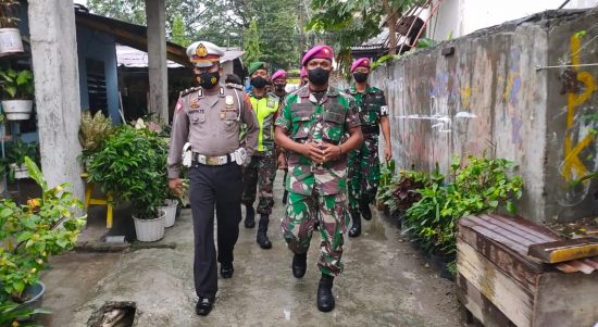 Kembali Patroli Skala Besar Gabungan Yonif 8 Mar Bersama Polres Langkat & Kodim 0203/LKT