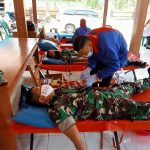 Peduli Kemanusiaan, Babinsa Melaksanakan Giat Donor Darah