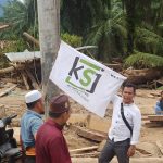 Bersamaan Kunjungan Mensos, Relawan KSJ Siaga Bantu Dapur Umum BPBD Padang Lawas