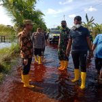 Curah hujan yang tinggi Bersama Bupati dan Wabup,Dandim 0321, Kapolres Rokan hilir Tinjau daerah terdampak Banjir di wilayah kec bangko (V24/AL)