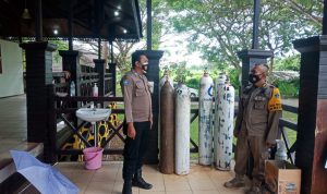 Polres Kutai Kartanegara dan Jajaran Polsek Melakukan Pengecekan Oksigen di RSUD (V24/AL)