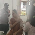 Kegiatan Pengamanan dan Monitoring Vaksinasi Covid-19 di Balai Pertemuan Ohoi Tutrean (V24/AL)