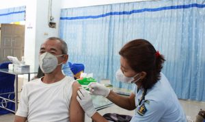 Warga Binaan Rutan 1 Medan Kanwil Kemenkumham Sumut Kembali Terima Dosis Vaksin Tahap II (V24/AL)