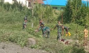 Kini Pesantren Al-Istiqomah Memiliki Kebun Sayur Berkat Kerjasama Satgas Kodim Yalimo Yonif RK 751/VJS (V24/AL)