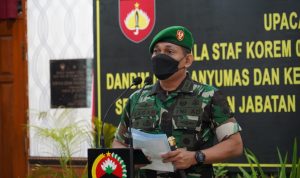 Isi Kekosongan Jabatan, Danrem 071/Wijayakusuma Pimpin Rotasi Jabatan Perwira Menengah Korem 071/Wijayakusuma (V24/AL)