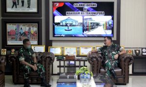 Pangdam XII/Tpr Terima Kunjungan Silaturahmi Irpuskesad (V24/AL)