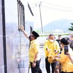 Perayaan Natal dan Syukuran Tahun Baru Partai Golkar Sumut Diawali Dengan Bazar UMKM, Ziarah dan Baksos  (V24/AL)
