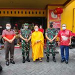 Danramil 01/TS Dampingi Dandim 0503/JB Pantau Pengamanan Perayaan Imlek 2573 Tahun 2022 (V24/AL)