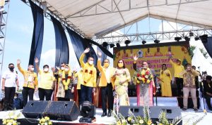 DPD I Partai Golkar Sumut Bangga dengan Perayaan Natal dan Tahun Baru di Balige (V24/AL)