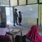 Cerdaskan Anak Bangsa Anggota Satgas Yonif 144/JY laksanakan Gadik Bahasa Indonesia di SDN 04 Perbatasan Kamis (03/02/2022) (V24/AL)