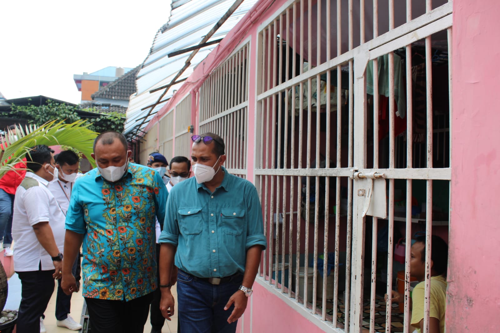 Kunjungi Rutan 1 Medan Kanwil Kemenkumhan Sumut, Wakil Menteri Hukum & HAM Apresiasi Ketertiban di Dalam Rutan, Jumat (04/02/22), (V24/AL)