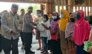 Relawan KSJ Kisaran Laksanakan Bakti Sosial Donor Darah dan Pembagian Sembako , Jumat (04/02/22), (V24/AL)