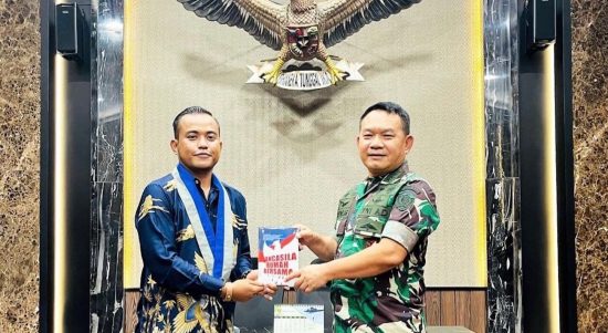 Ketua Umum GMKI : Jenderal Dudung Konsisten Melawan Intoleransi, Sabtu (04/02/2022), (V24/AL)