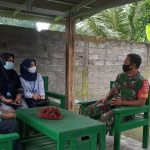 Mahasiswa Gandeng Babinsa Dalam Melaksanakan KKN , Minggu (06/02/2022), (V24/AL)