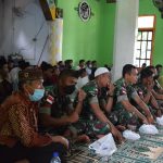 Tingkatkan Keimanan, Satgas Yonif 123/Rajawali Bersama Masyarakat Gelar Pengajian, Minggu (06/02/2022), (V24/AL)