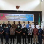 Pengadilan Negeri Rokan Hilir Kelas II Menggelar Sosialisasi Sekaligus Launching Aplikasi E -Gesit, Rabu (09/02/2022), (V24/AL)