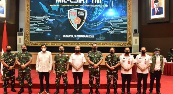 Panglima TNI Launching Military CSIRT, Kamis (10/02/2022), (V24/AL)