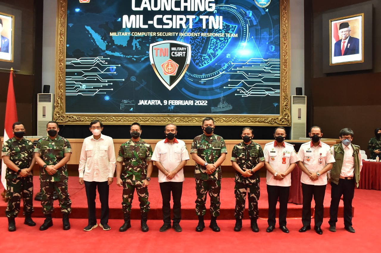 Panglima TNI Launching Military CSIRT, Kamis (10/02/2022), (V24/AL)