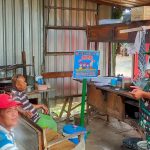Berikan Himbauan Secara Persuasif, Koramil 18/Kalijambe Aktif Berikan Himbauan Protkes, Kamis (10/02/2022), (V24/AL)