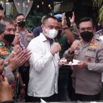 Polda Sumut Bersama Insan Pers Rayakan HPN Ke- 76 di Cafe Jinjit, Jumat (11/02/2022), (V24/AL)