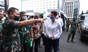 Kasad Cek Kesiapan SOTM (Satelit Komunikasi On The Move) Satuan Jajaran TNI AD, Selasa (15/02/2022), (V24/AL)