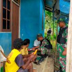 Pelayanan Kesehatan Door to Door Satgas Yonif 126/KC Kepada Warga Papua, Rabu (16/02/2022), (V24/AL)