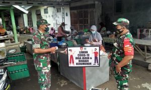 Wujud Kepedulian Wilayah Babinsa Rutin Patroli Dan Berikan Himbauan Protokol Kesehatan, Kamis (17/02/2022), (V24/AL)