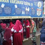 Murid SD Di Kecamatan Tegalrejo Terima Vaksinasi Dosis ke II, Senin (21/02/2022), (V24/Meri)