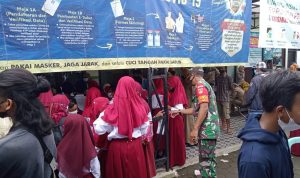 Murid SD Di Kecamatan Tegalrejo Terima Vaksinasi Dosis ke II, Senin (21/02/2022), (V24/Meri)
