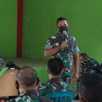 Dandim 0808/Blitar, Ingatkan Anggota Untuk Tetap Jaga Kesehatan, Senin (12/02/2022), (V24/Adil)