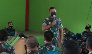 Dandim 0808/Blitar, Ingatkan Anggota Untuk Tetap Jaga Kesehatan, Senin (12/02/2022), (V24/Adil)