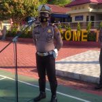 AKP Syamsul Arifin Batubara, S.E, M.Si "Anggota Polri Harus Menjadi Contoh Dan Tauladan Dalam Tertib Berlalu Lintas", Sabtu (26/02/22), (V24/AL)