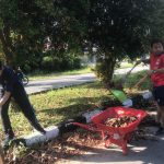 SB Babel Bakamla RI Aksi Bersih Sampah dan Prokes di Kawasan Perkantoran Gubernur, Jumat (25/02/2022), (V24/AL)