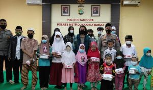 Kompol Rosana Gelar Santunan dan Doa Bersama Anak Yatim Piatu, Jumat (25/02/22), (V24/AL)