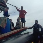 Dit Polair Polda Sumut Selamatkan 2 Nelayan Usai Kapal Pencari Ikan Tenggelam, Seini (28/02/22), (V24/Jacky)