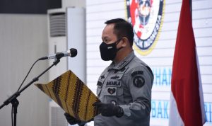 Laksma Bakamla I Gusti Kompiang Jabat Deputi Opslat Bakamla, Rabu (02/03/22), (V24/AL)