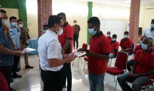 Sambut Hari Raya Nyepi, WBP Lapas I Medan Terima Remisi Khusus Keagamaan, Kamis (03/03/22), (V24/Jacky)