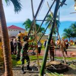 Bukti Toleransi Beragama, Warga Muslim dan Non Muslim Bekerjasama Dalam Membangun Masjid di Negeri Wakasihu, Kamis (03/03/22), (V24/AL)