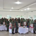 Danrem 023/Ks Ikuti Acara Kegiatan Exit Briefing Bersama Pangdam I/Bb Secara Virtual , Jumat (04/03/22), (V24/AL)