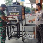 Patroli Prokes, Serma Yudhi Ajak Masyarakat Memakai Masker, Sabtu (05/03/2022), (V24/AL)